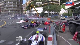 GP2 start crash Monaco 2013 [upl. by Adachi247]