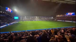 LIGHT SHOW BEFORE BIRMINGHAM CITY V HUDDERSFIELD TOWN ST ANDREWS  KNIGHTHEAD PARK [upl. by Tybalt]