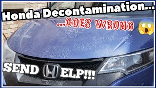 HOW TO FIX THIS  DRIED IN FALLOUT REMOVER WHAT DO I DO cardetailing carwash carcare [upl. by Naleag]