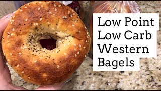 Low Point Low Carb Bagels  Western Bagel New MAXX Bagel [upl. by Ibocaj85]