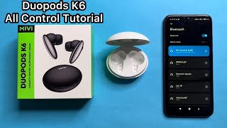 Mivi K6 Duopods Features amp Controls  Duopods K6 Tutorial [upl. by Iey]