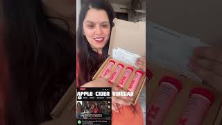 Plix Apple cider vinegar tablet review 🤗weight loos shehnaaz gill weightloss shorts [upl. by Hildie]