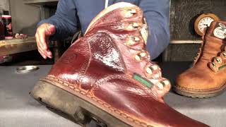 Georgia work boots leather Conditioningsimple way [upl. by Valorie599]