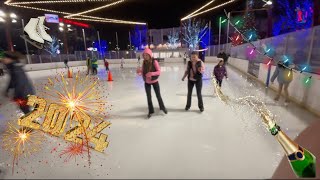 123123 Ice skating  New Years Vlog [upl. by Assilim]