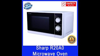 MICROWAVE OVEN 20L SHARP R20A0SV SOLO [upl. by Fasano]