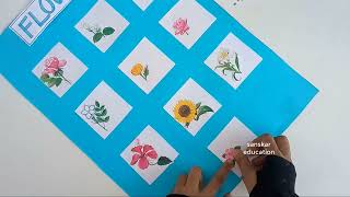 Flowers Name English TLMFlowers chart making idea English TLMTLM [upl. by Chor234]