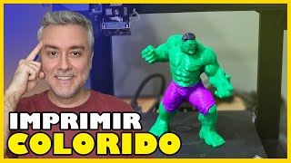 Como imprimir modelos 3D colorido em QUALQUER IMPRESSORA 3D [upl. by Scrivenor]