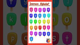 Icecream alphabet for kids alphabet icecream song preschool kindergarten abcd [upl. by Winna]