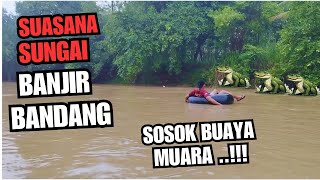 ARUNG JERAM DI SUNGAI WAKTU BANJIR ADA PENAMPAKAN KAYA BUAYA [upl. by Penrose]