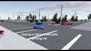 buying a z06 in ROBLOX Greenville [upl. by Mochun]