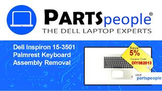 Dell Inspiron 153501 P90F002 Palmrest Keyboard HowTo Video Tutorial [upl. by Reivaz245]