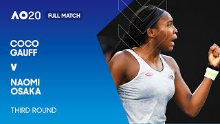 Coco Gauff v Naomi Osaka Full Match  Australian Open 2020 Third Round [upl. by Born]