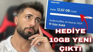 TURKCELL GÜNCEL 10GB HEDİYE İNTERNET KAMPANYASI KAÇIRMA [upl. by Jerri418]