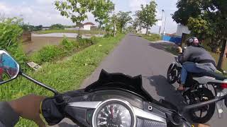 JUPITER MX 180 CC VS CB150R TEMBUS 140 KPH [upl. by Sivi]