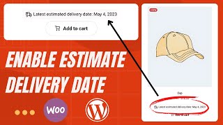 How to Enable Estimate Delivery time in Woocommerce  WordPress [upl. by Brennan827]