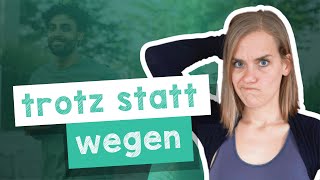 Genitivpräpositionen im Deutschen  B2 mit Jenny [upl. by Donni]