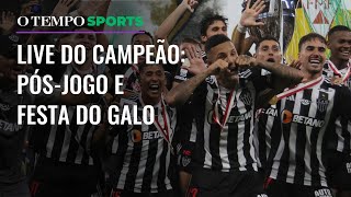 CRUZEIRO x ATLÉTICO  Veja a comemoração do título do Galo no Campeonato Mineiro [upl. by Senskell]