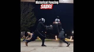 Rapier VS Sabre HEMA Flying False Edge Cut lol [upl. by Halland609]