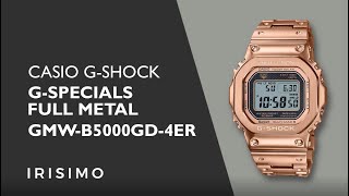 CASIO GSHOCK GSPECIALS GMWB5000GD4ER FULL METAL  IRISIMO [upl. by Virgin]