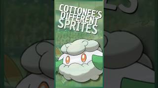 Cottonee’s sprites in Black amp White and Black amp White 2 pokemon pokemonblackandwhite [upl. by Atinihc181]