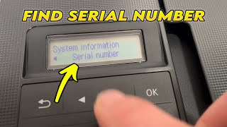 Canon PIXMA Printer How to Find The Serial Number [upl. by Naget307]