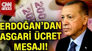 Cumhurbaşkanı Erdoğandan Kritik Asgari Ücret ve Enflasyon Açıklaması Haber SonDakika [upl. by Aniakudo]