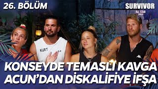 SURVIVOR ALL STAR 2024 KONSEYDE TEMASLI KAVGA ÅOKU DÄ°SKALÄ°FÄ°YE Ä°FÅA OLDU 26 BÃ–LÃœM CANLI Ä°ZLE TV 8 [upl. by Arjun458]