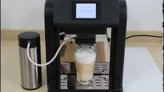 CO MMERCIAL BEANS TO CUP COFFEE MACHINE ME 717 VIDEO [upl. by Dorothi153]