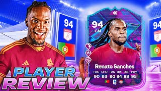 😳94 FLASHBACK RENATO SANCHES SBC PLAYER REVIEW  EA FC 24 ULTIMATE TEAM [upl. by Ahselat]