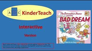 The Berenstain Bears and the Bad Dream  Interactive Read Aloud [upl. by Enialb108]