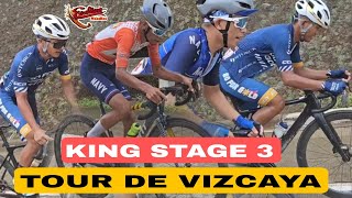 KING STAGE TOUR DE VIZCAYA 2023 STAGE 3 Sea of Clouds 80 km [upl. by Iraj]