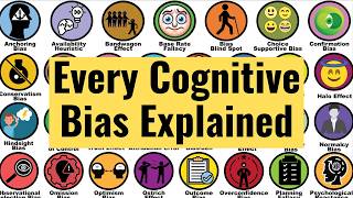 Every Cognitive Bias Explained in 10 Minutes [upl. by Snyder]