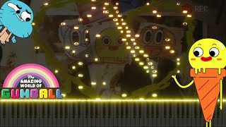 Sarahs Stalker Song  The Amazing World of Gumball  Revision by ShazzAHA Synthesia [upl. by Harper965]