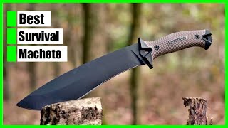 Top 10 Best Survival Machete 2024  Best Machete for Survival [upl. by Llerot]