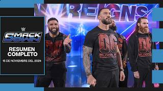 WWE SmackDown 15 Noviembre 2024  Resumen Completo en Español [upl. by Gauldin]