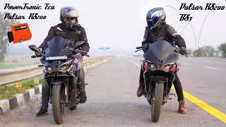 Pulsar RS200 BS4 PowerTronic ECU VS my Pulsar RS200 BS3  Race [upl. by Benetta]