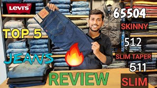 TOP 5 LEVIS JEANS REVIEWLEVIS JEANS 65504 511 512 FULL REVIEW [upl. by Walters]