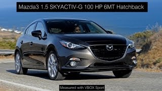 Mazda3 15 SKYACTIVG  0160 kmh 01000 m [upl. by Dorolice]