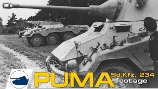 WWII Rare PUMA footage  SdKfz 2342  SdKfz 2343  SdKfz 2344 [upl. by Carlick721]