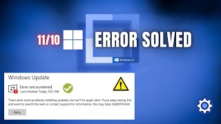 How to Fix Windows Update Error Encountered 0x80070643  Windows Update Failed Error Fixed [upl. by Anelhtac521]