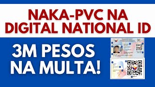 PWEDE BA IPAPVC AT IPRINT ANG DIGITAL NATIONAL ID digitalnationalid nationalid pvc [upl. by Enalb]