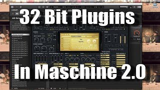 How to Open 32 bit VST Plugins in Maschine 20 using JBridger [upl. by Ancell]