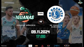 RBB Iguanas VS BG Baskets Hamburg  1700  1te Bundesliga  Im Iguanadome [upl. by Sielen]