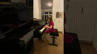 Eliana Braude 7 years old plays variations on a Russian folk song by IBerkowitsch [upl. by Atims]