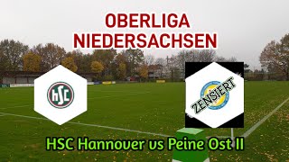 Oberliga Niedersachsen HSC Hannover vs Peine Ost II [upl. by Ikim]