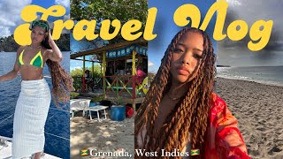 TRAVEL VLOG  grenada west indies carrribeans  beaches boat resort grwms amp more [upl. by Aicertap628]