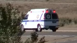 Navajo Nation EMS MED 34 responding in the distance in Kayenta AZ  7152011 [upl. by Tsyhtema870]