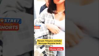 Maryam Tillayeva xomlador Munisaga maslahat berdi trend reels instagram funnyvideo [upl. by Sikko260]