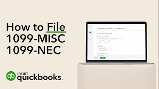 How to file your 1099MISC and 1099NEC in QuickBooks Online [upl. by Kermie158]