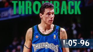 Tom Gugliotta Drops a 30 Point DoubleDouble Vs The Warriors January 1st 1996 Classic Highlights [upl. by Akoyin458]